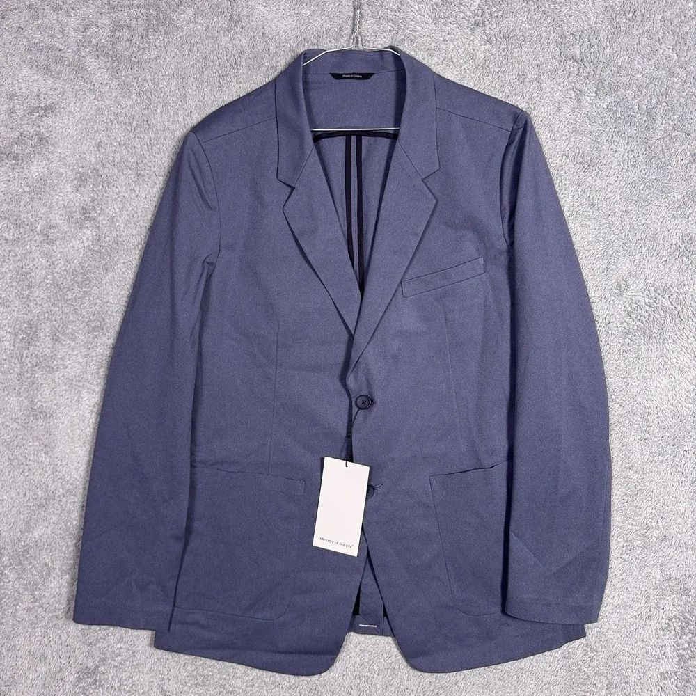 Ministry of Supply Blazer Mens XL Kinetic Stretch Jacket Unstructured NEW